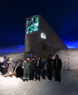 Participants in the ExCo meeting, Seed Vault, Longyearbyen, Svalbard (photo: D. Janovska)